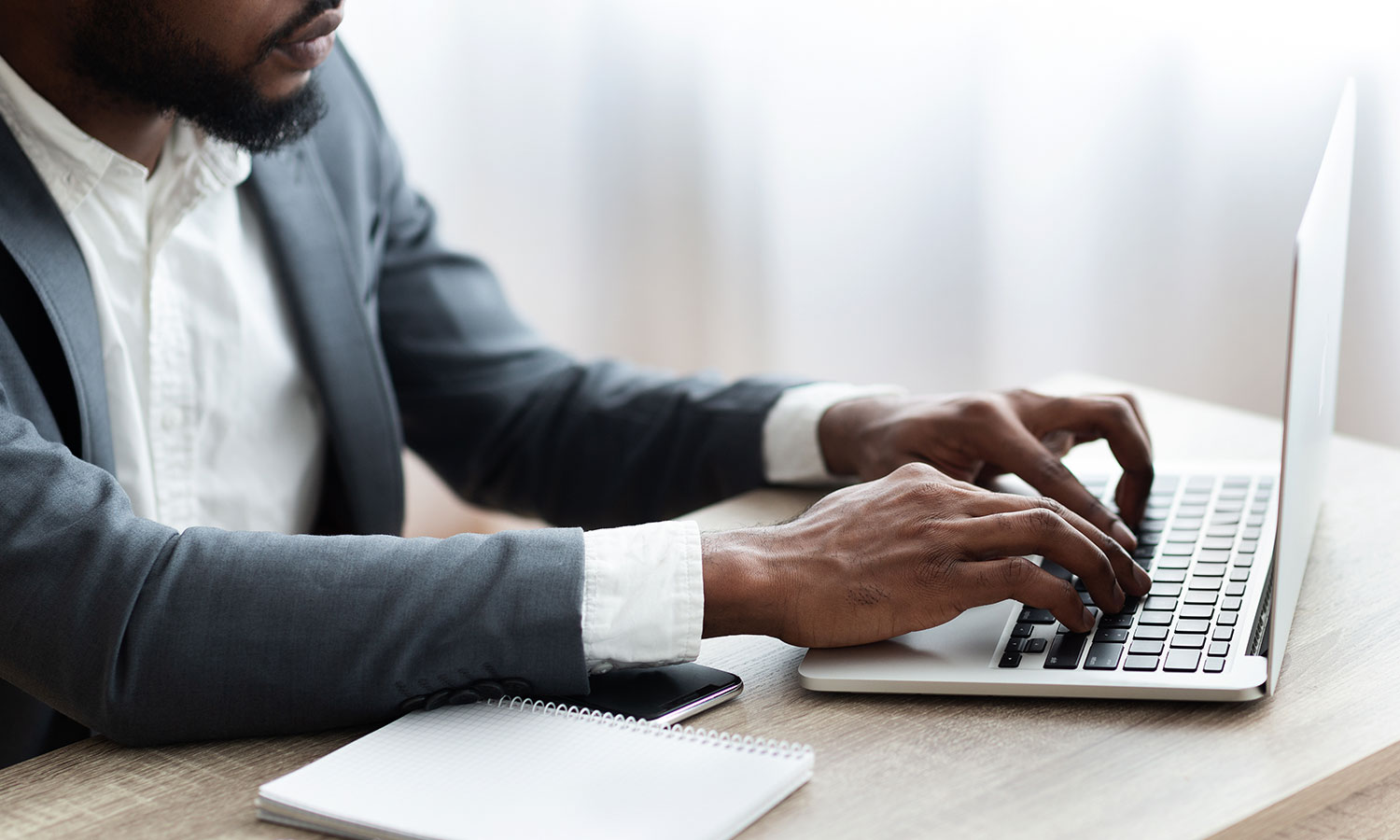 Person working on computer